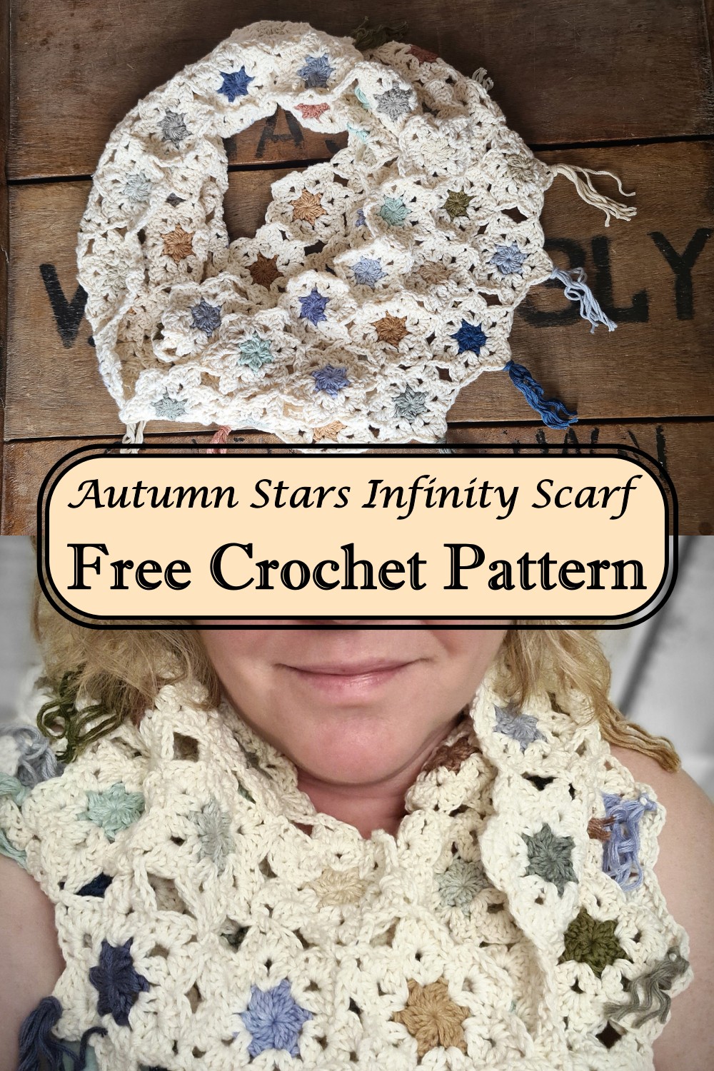 Autumn Stars Infinity Scarf