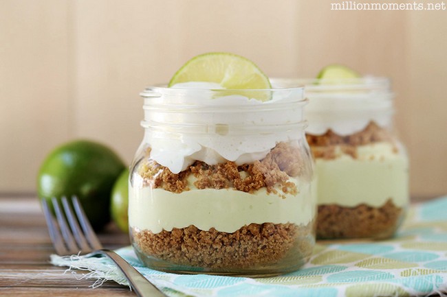 Bake Key Lime Pie Mason Jar