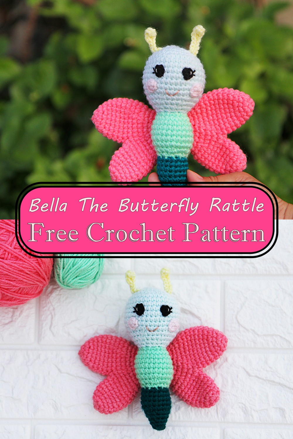 Bella The Butterfly Rattle