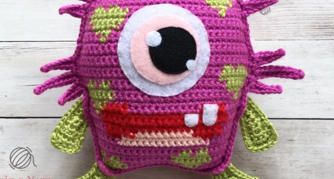 Blinky Love Monster Pattern