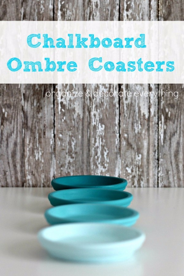 Chalkboard Ombre Coasters