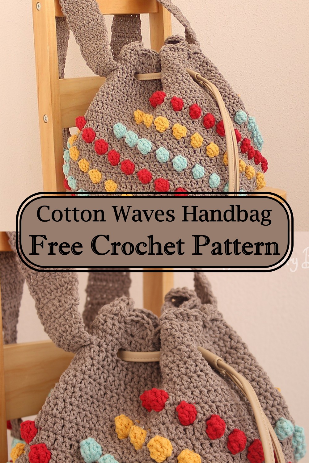 Cotton Waves Handbag