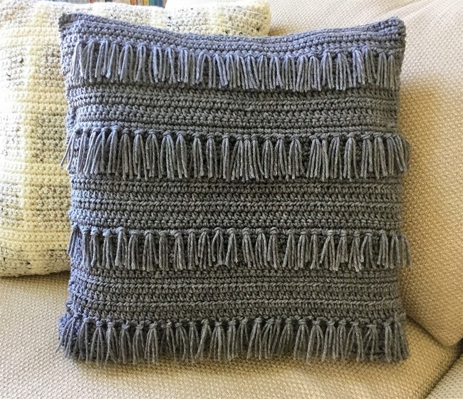 Crazy Freaky Fringe Pillow