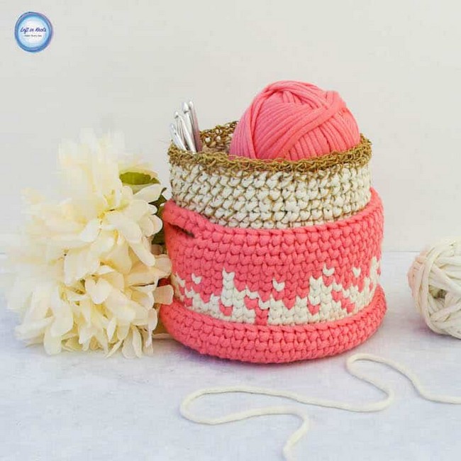 Crochet Desktop Stacker Baskets