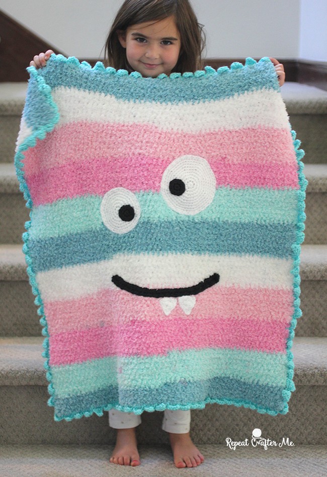 Crochet Monster Blanket