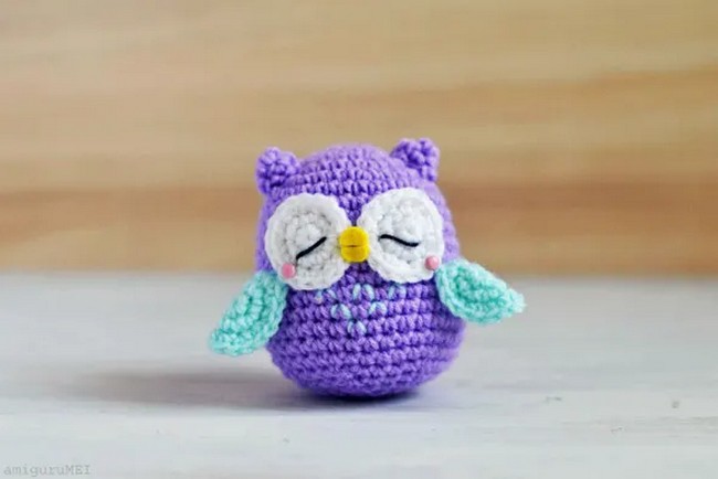 Crochet Owl Amigurumi Mr. Murasaki