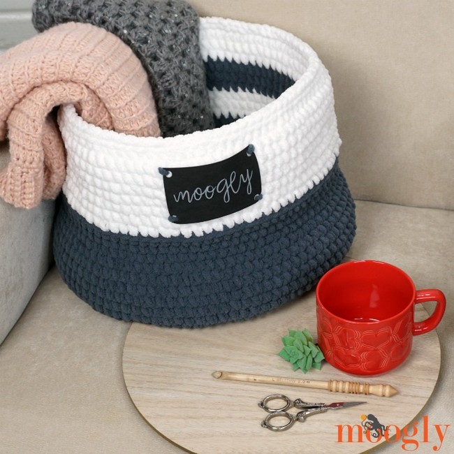 Crochet Simple Home Basket
