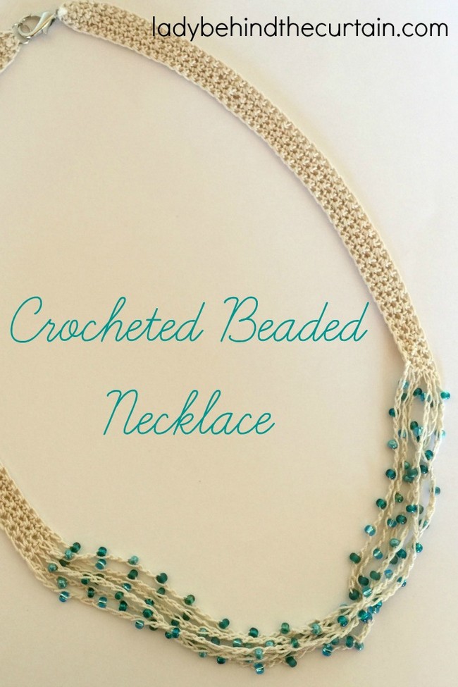 Crocheted Beaded Necklace Pattern