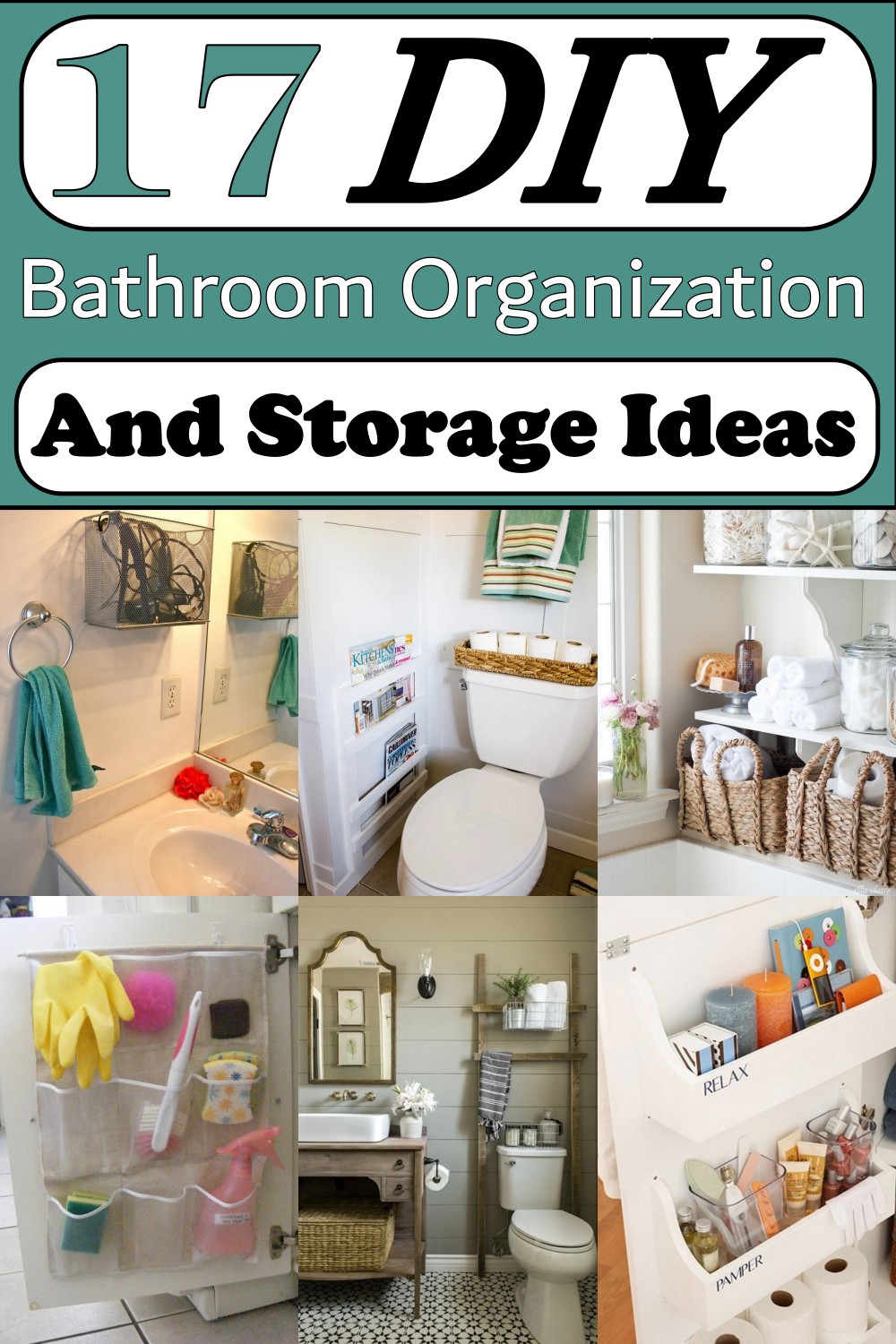 DIY Bathroom Organization And Storage Ideas