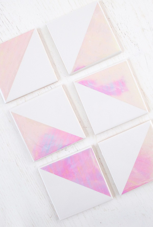 DIY Holographic Coasters