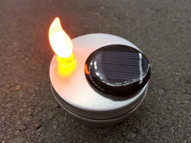 DIY Solar Flameless Candle
