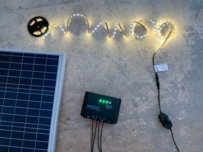 DIY Solar Powered LED Lights