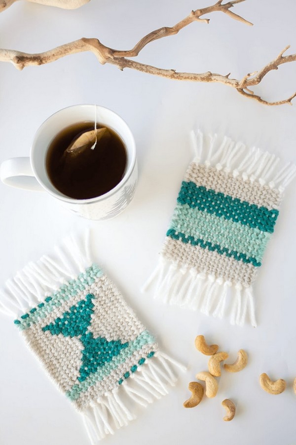 DIY Woven Coasters