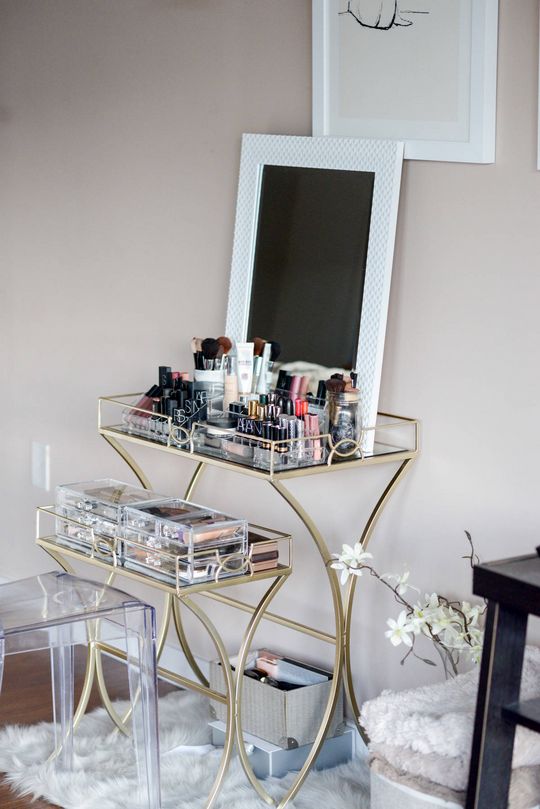 Do It Yourself Makeup Vanity Table