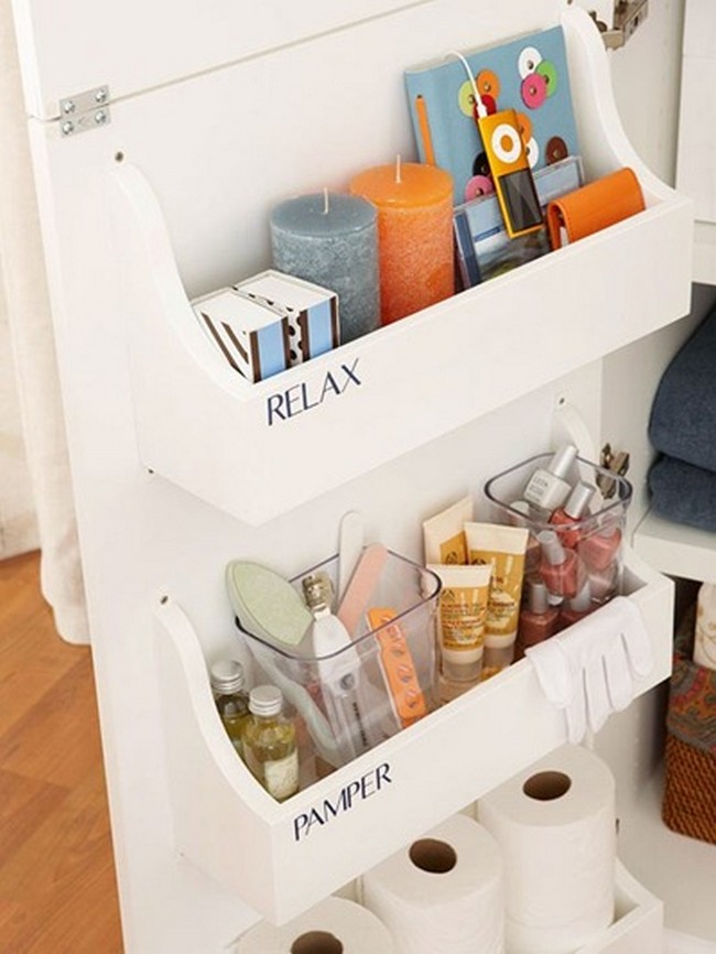 Free Cabinet Door Storage Bin Plans