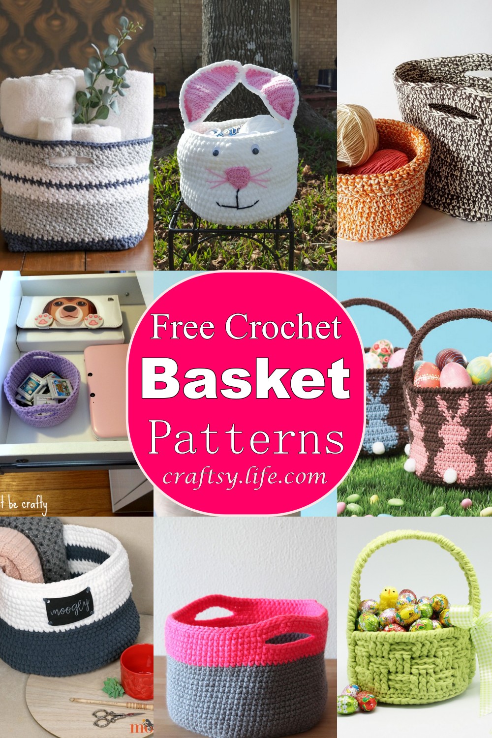 crochet basket decorative basket storage basket handmade basket bathroom basket small basket kitchen basket Crochet basket with cover