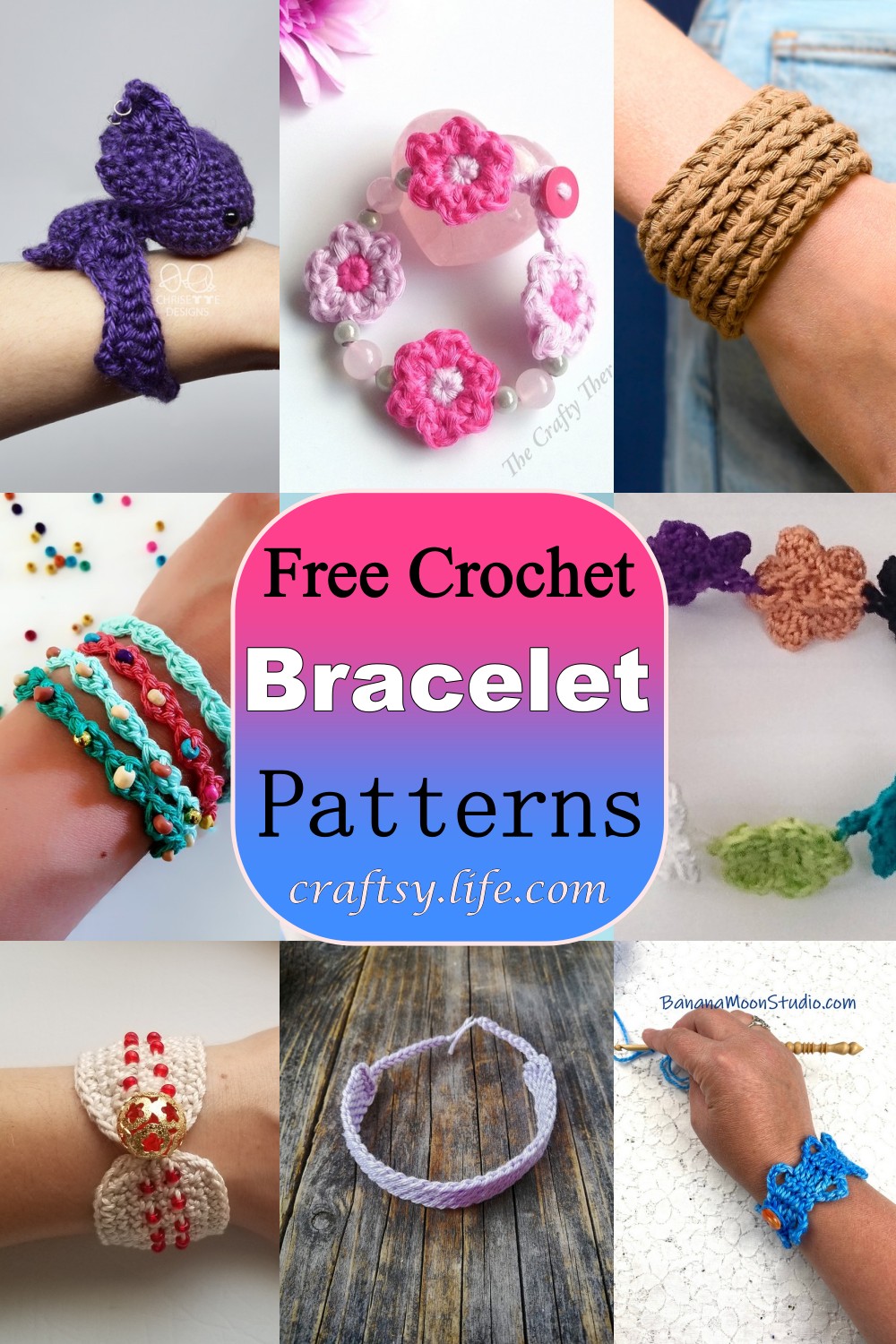 Free Crochet Bracelet Patterns