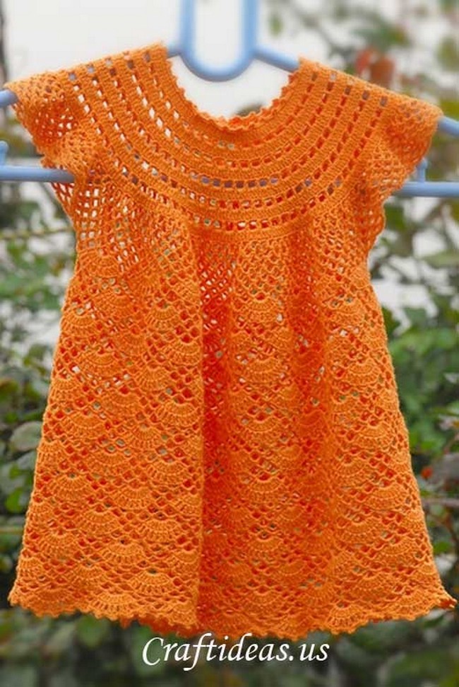 Free Crochet Dress For 3-Year-Old Girl
