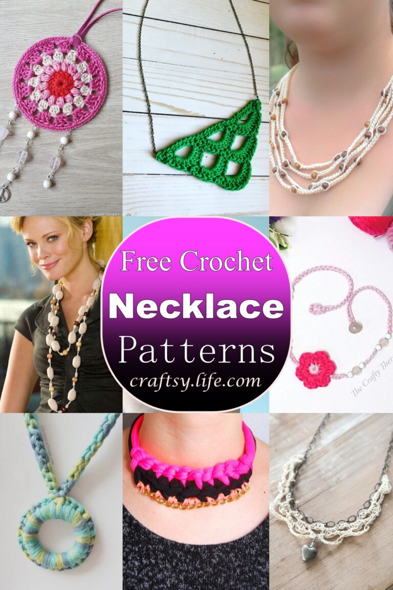 31 Free Crochet Necklace Patterns For Stylish Look