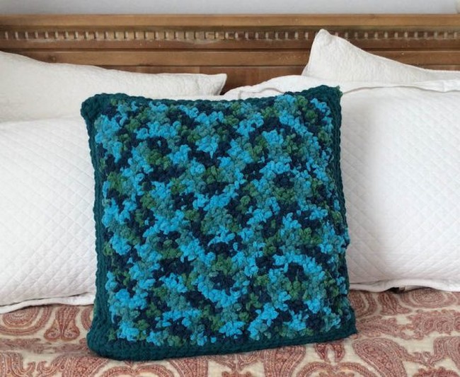 Free Crochet Pattern Twin Textures Pillow