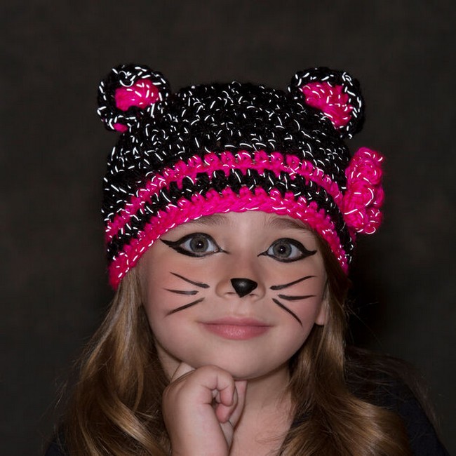 Glam Black Cat Hats