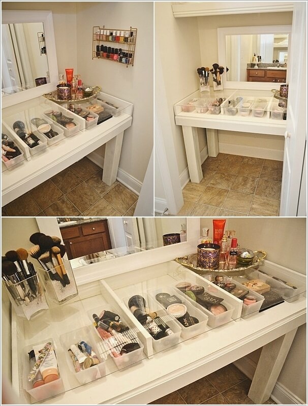 How To Build A Glass Top Makeup Vanity Table