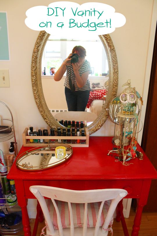 How To Make Makeup Vanity On A Budget