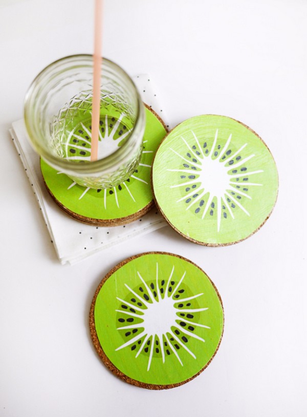 Kiwi Drink Coasters