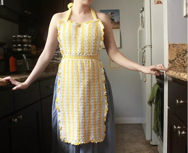 Lemon Drop Apron Crochet Pattern