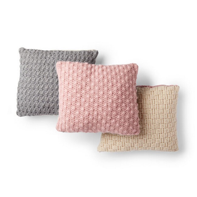 Luxe Pillow Trio Pink & White