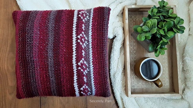 Mesa Pillow Free Crochet Pattern