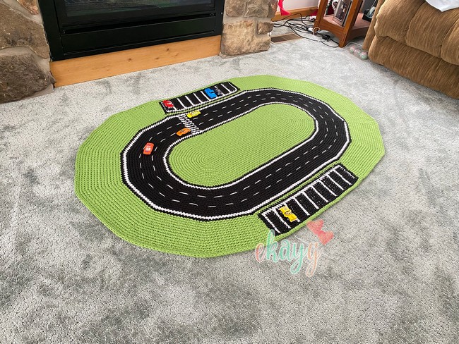 Racetrack Play Rug