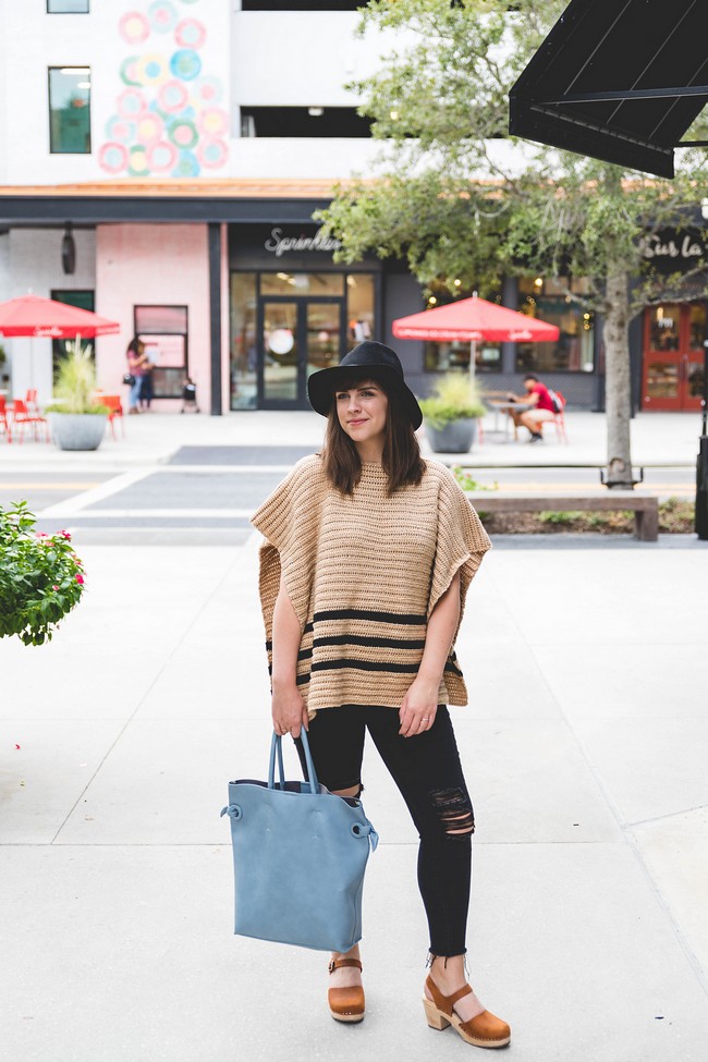 Rancher Poncho Free Crochet Pattern