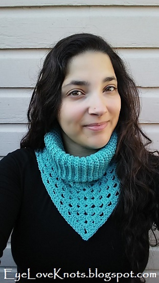 Ribbed Granny Stitch Cowl