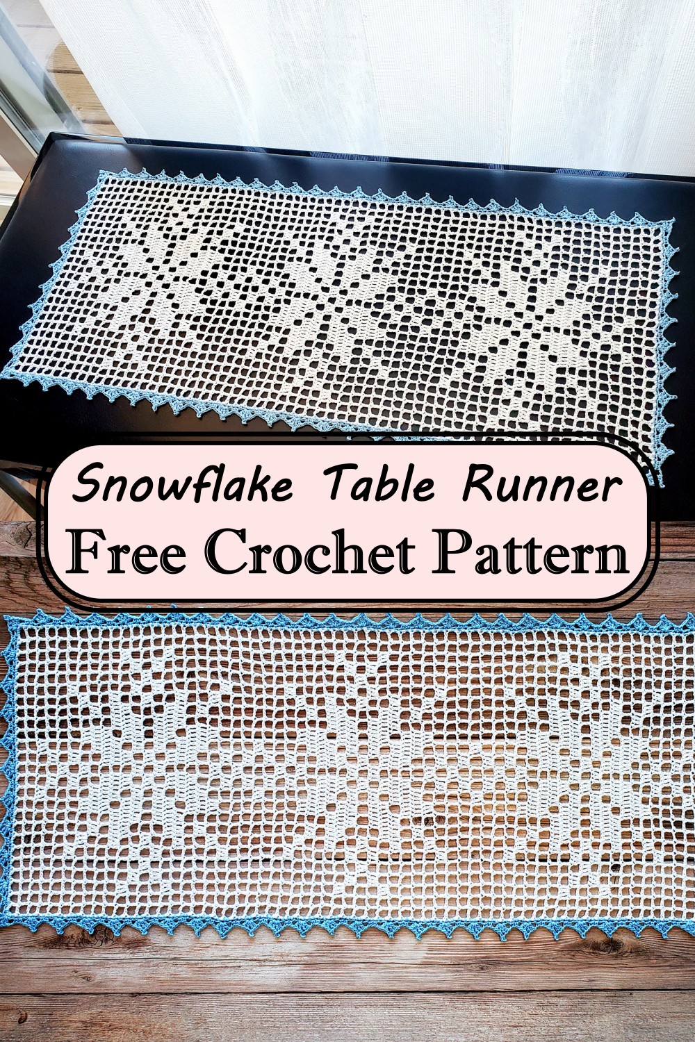 Snowflake Table Runner