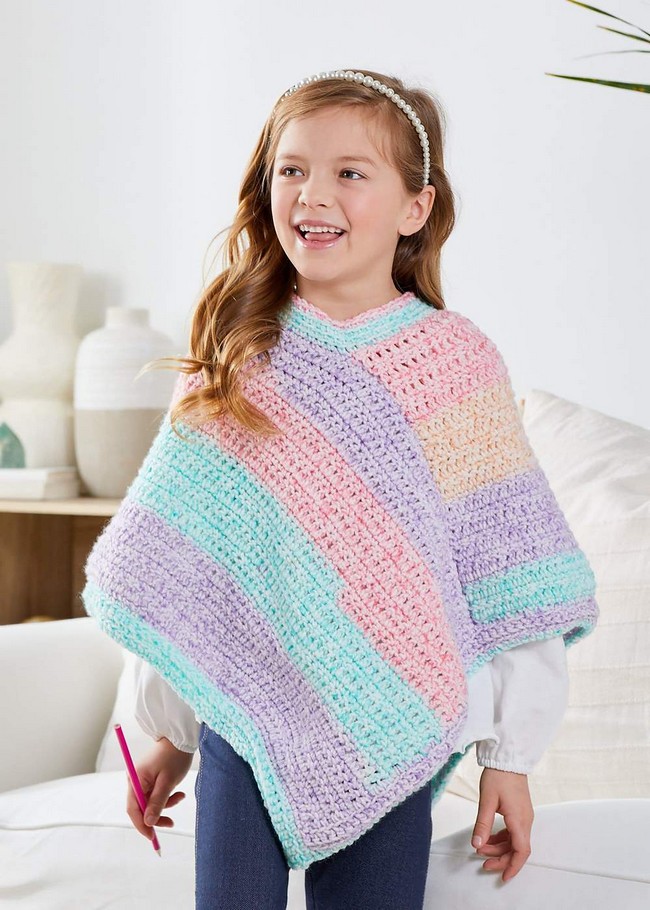 25 Free Crochet Poncho Patterns For All Age Groups - Craftsy