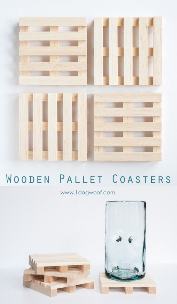 Wooden Pallet Coasters