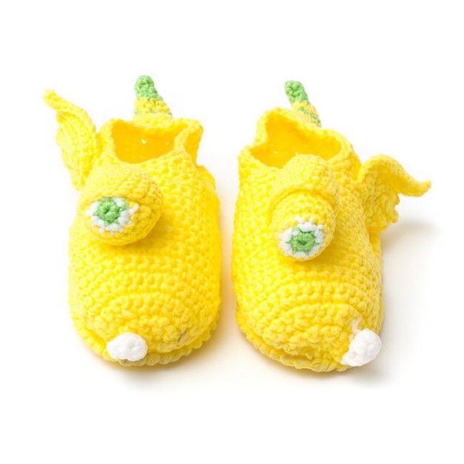 Yellow Monster Slippers Pattern