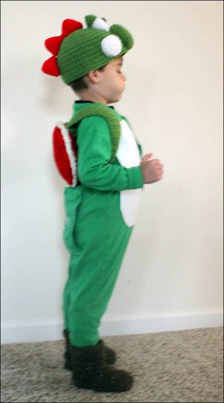 DIY Yoshi Costume Kids