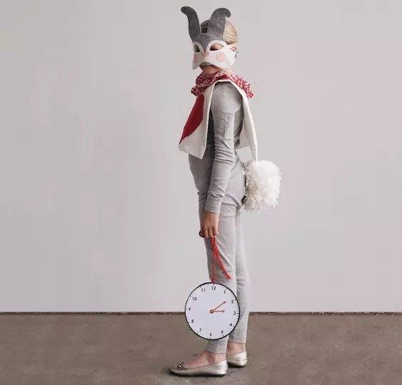 DIY No Sew Bunny Costume
