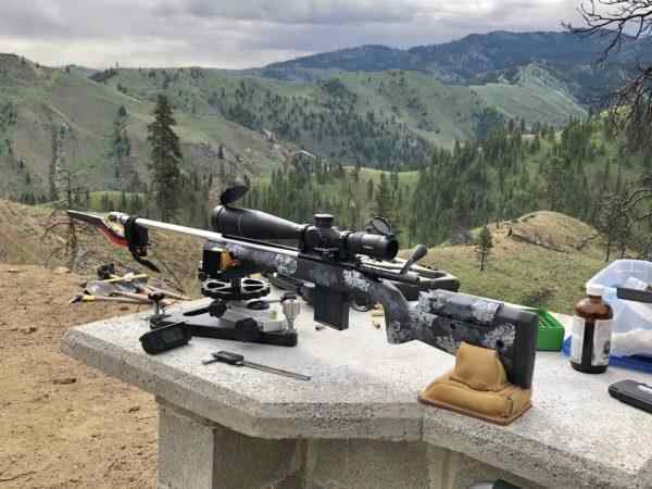 DIY Concrete Shooting Bench