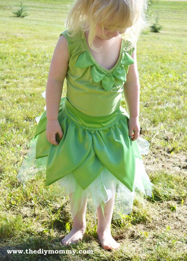 DIY Tinkerbell Skirt Top