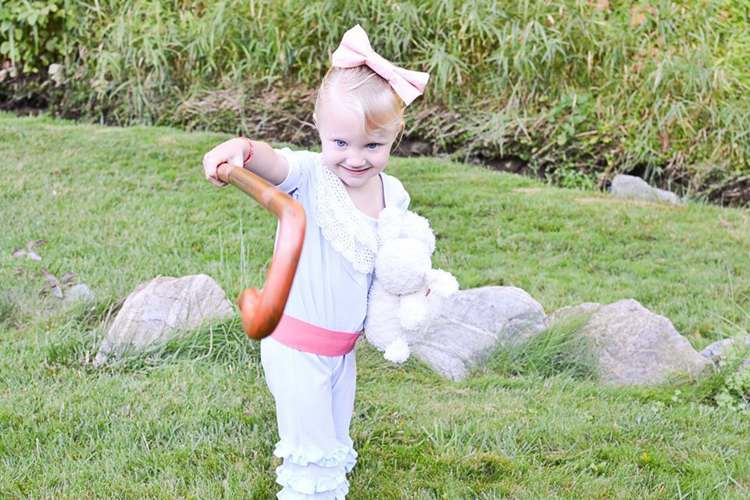 Homemade Little Bo Peep Costume