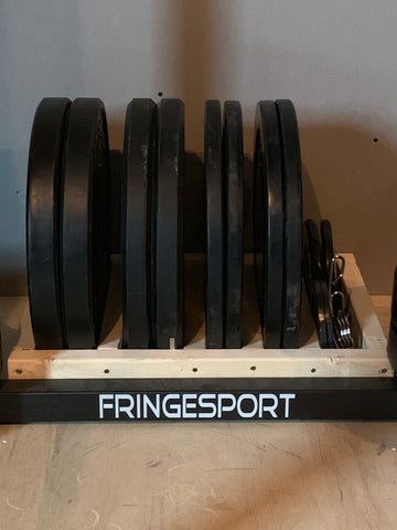 DIY Bumper Plate Storage Under $20