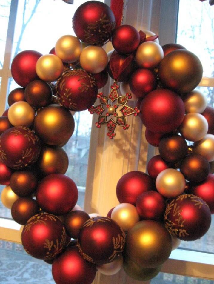 Making An Ornament Wreath