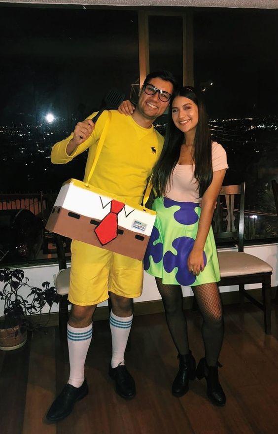 Sponge Bob And Patrick Couple Costume Idea