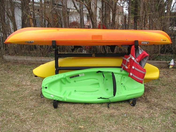 Outdoor boat Storage Rack