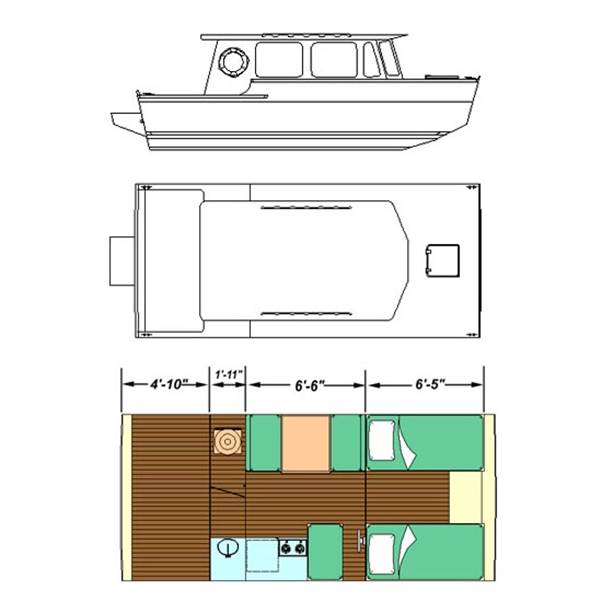 Full Houseboat Plans