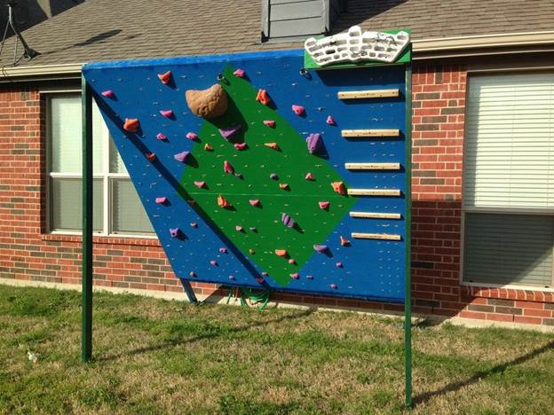 Backyard Climbing Wall DIY