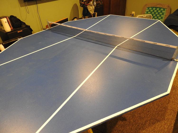 DIY 6 Person Ping Pong Table